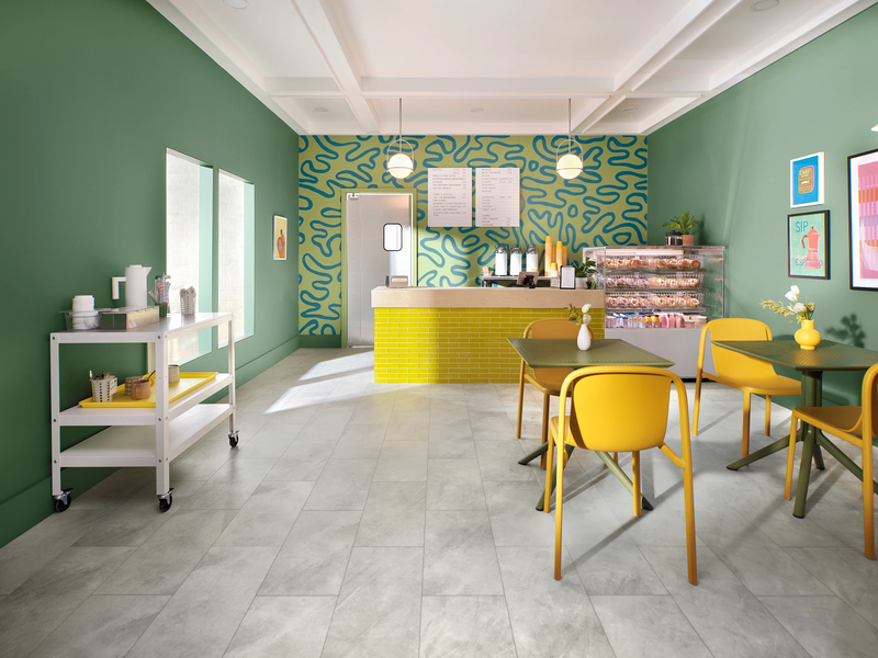 Bright, modern kitchen with COREtec floors